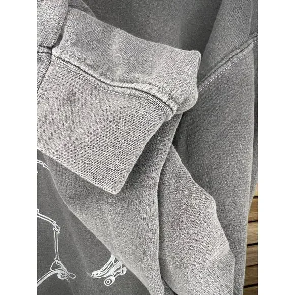 Project Social T x Urban Outfitters Skateboarding Skeletons Crewneck sz. SM/MED - Picture 5 of 6